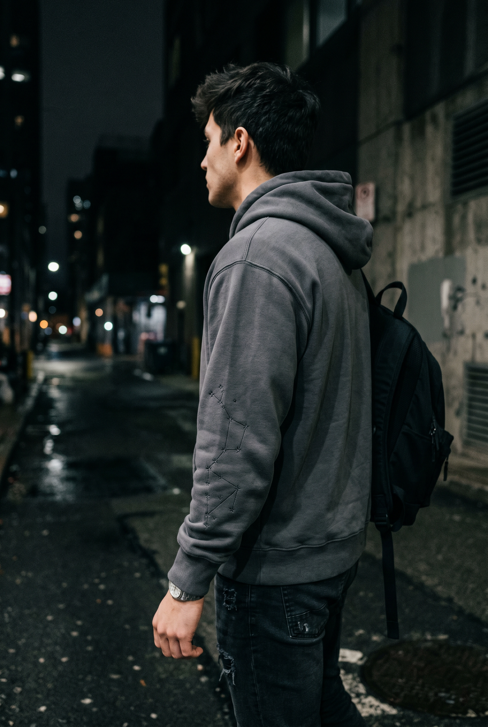 Constellation Sleeve Hoodie